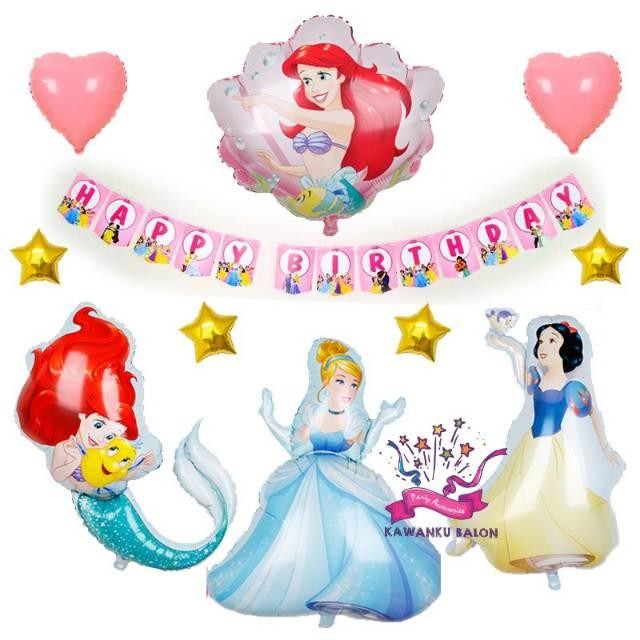 

Terlaris PRINCESS DISNEY BANNER SET DEKORASI/BALON FOIL KARAKTER SALE