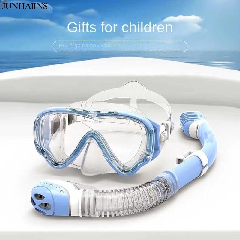 Diving Mask Children Full Face HD Anti Fog Diving Mask Underwater Diving Mask Set Kids Swimming Snor