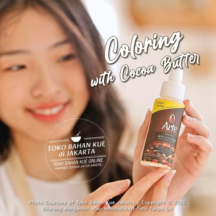 

Lecy.store2 Tulip ARTE Chocolate Coloring LEMON YELLOW Cocoa Butter Pewarna KUNING Cake Cokelat