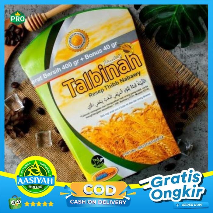 

Vanilla.storee TALBINAH 400GR+BONUS 40GR TEPUNG GANDUM THIBBUN NABAWI