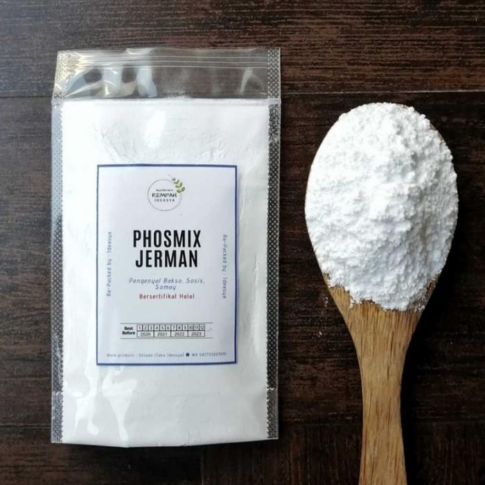 

Vanilla.storee Tepung Phosmix Asli Jerman 1KG Pengeyal Makanan Sosis Bakso Nugget DLL