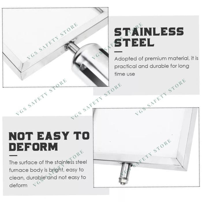 

Bisa E-Katalog! Sign Frame A3 Potrait / Landscape Papan Tiang Antrian Stainless