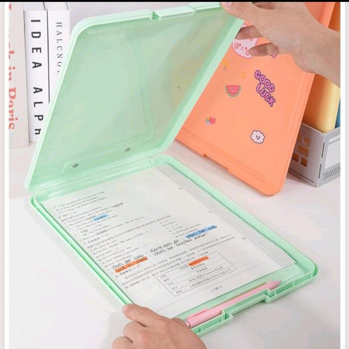 

Melayani Faktur Pajak! Papan Ujian 2In1,Alas Papan Ujian Jalan Tulis Clip,Clipboard+Storage