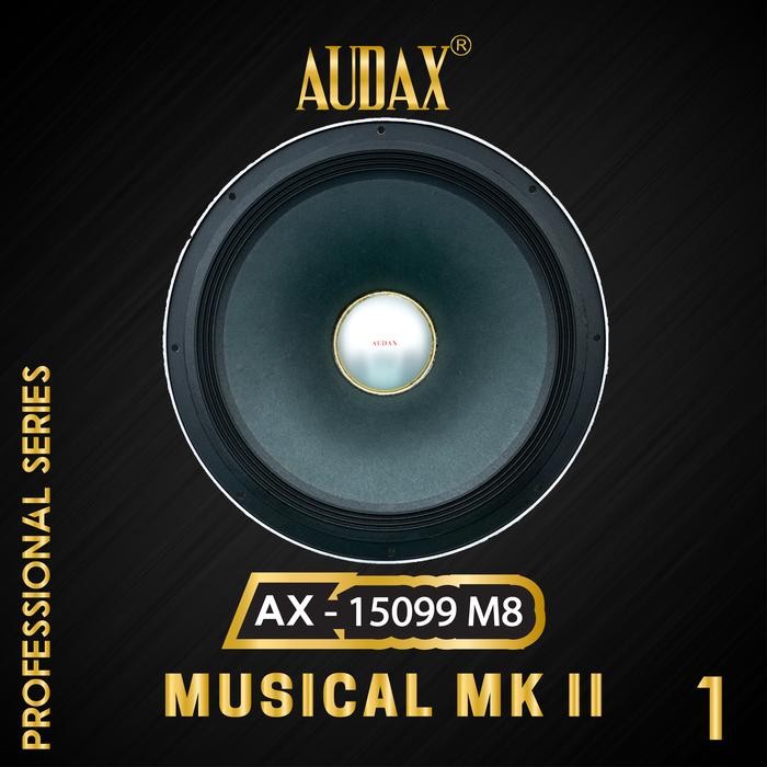 TERRBARU Speaker Pasif 15" Audax AX-15099 M8 Full Range Professional Series