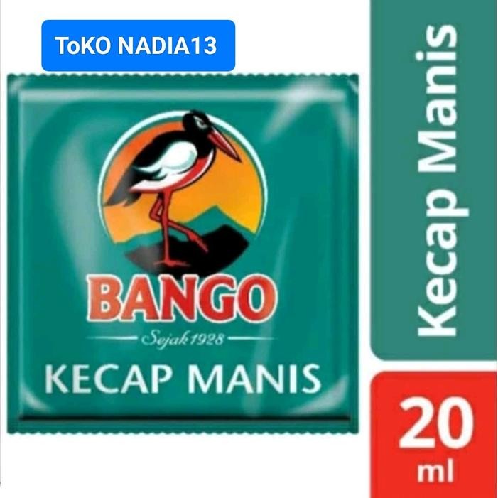 

kecap bango 19ml x 144scht (kartonan) Hitam Manis Saus Kedelai Saos