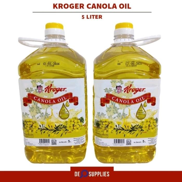 

Kroger Canola Oil 5L - Minyak Kanola Canola Tumis Panggang Singapore