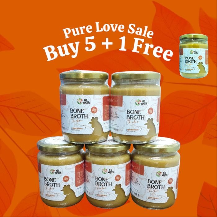 

EL`S BROTH Chicken Bone Broth Premium / Kaldu Ayam MPASI Premium 250Gr Beli 5Pcs Gratis 1Pcs