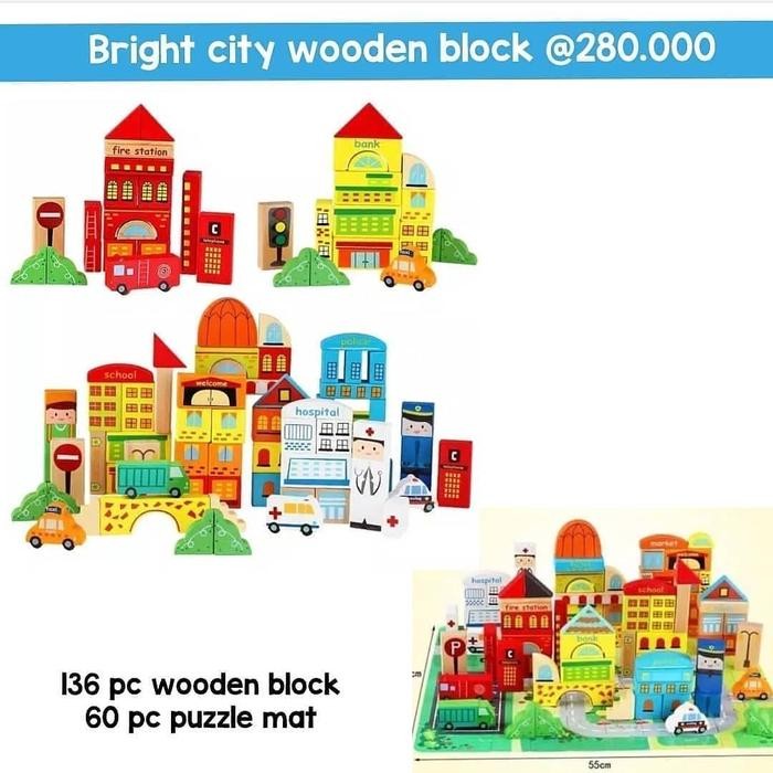 Rrady  Bright City Wooden Block