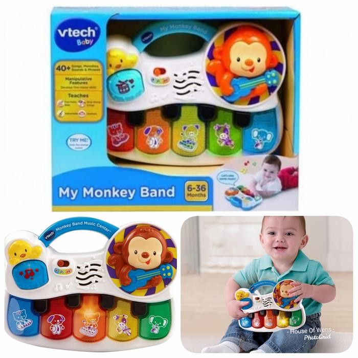 Rrady  VTECH MY MONKEY BAND - MAINAN EDUKASI ANAK ORIGINAL