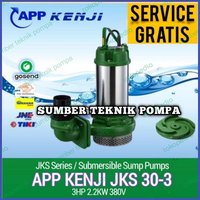 Jet Aerator APP KENJI JKS 30-3 Pompa Celup Air Kotor Submersible Pump
