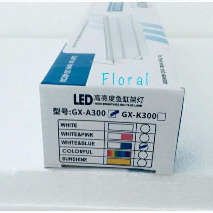LAMPU LED GANTUNG AQUARIUM 30-40CM ROXIN GX 300