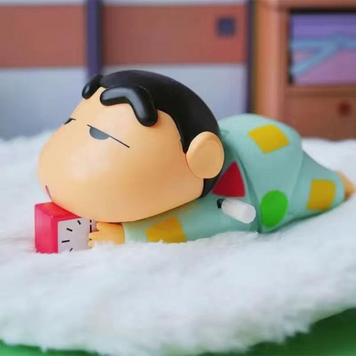 Igoods.Rose Mainan Crayon Shinchan Shin Chan Gerak Lucu Pantat Goyang Kawaii Mainan Putar Mainan