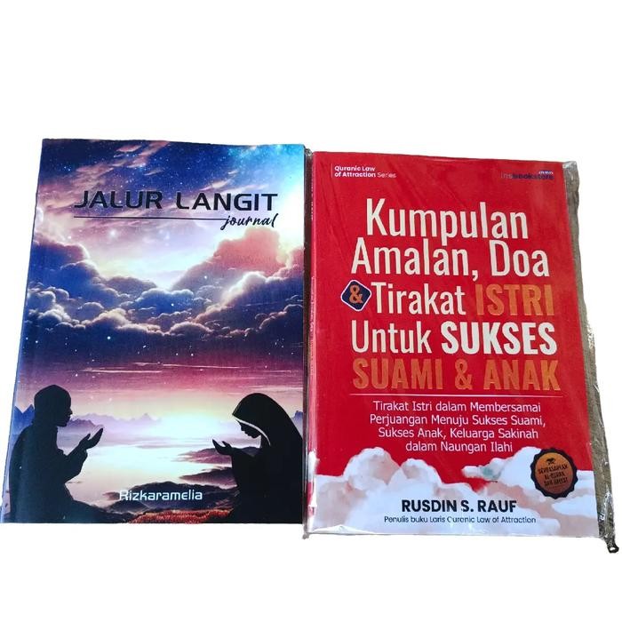 PAKET 2 BUKU MOTIVASI JALUR LANGIT JOURNAL BIRU AMALAN TIRAKAT ISTRI Psychology *