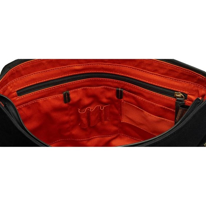 Tas Premium Evrawood Baraga Postman - Black / Tas Selempang - Kanvas