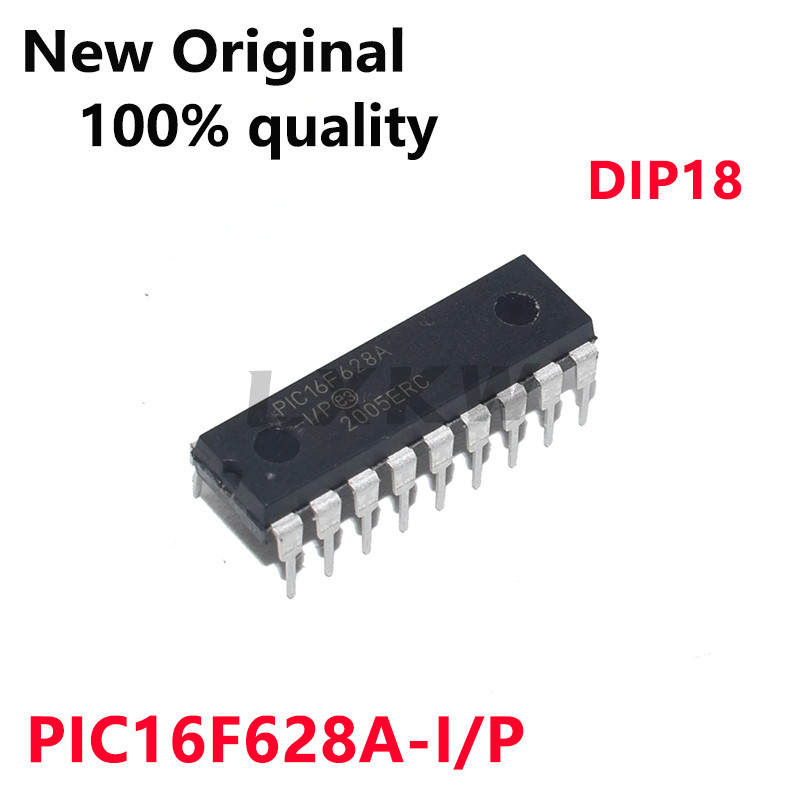 1-5/PCS New Original PIC16F628A-I/P PIC16F628A PIC16F628 DIP18 8-bit microcontroller chip In Stock