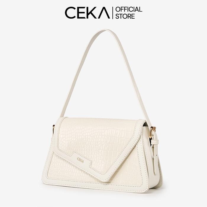 Elizabeth'S Bags - [Terbaru] Tas Wanita Catherine Shoulder Bag Tas Selempang Model Croco Kekinian