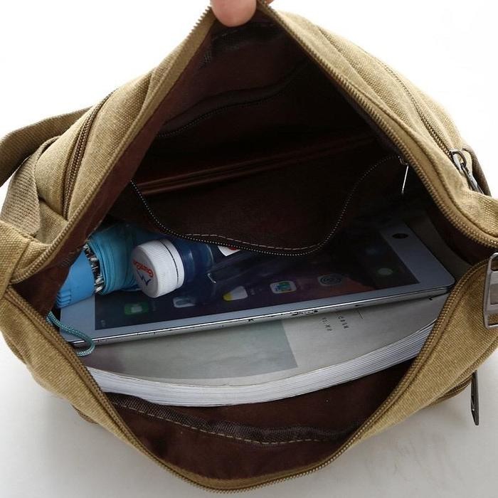 

GV289 Tas Selempang Slempang Pria / Shoulder Bag Sling Bag Kanvas B535 TERBATAS