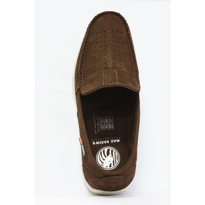 MAX BARENS Sepatu Kulit Pria Original Murah Mn 02 Brown