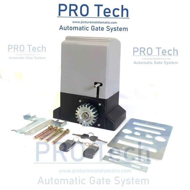 Mesin Pintu Gerbang Sliding Gate Otomatis PRO Tech 1200kg