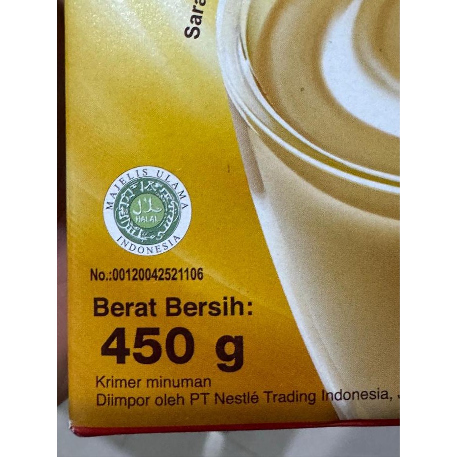 

Coffeemate Nestle Krimer Minuman / Creamer Bubuk 450 Gram