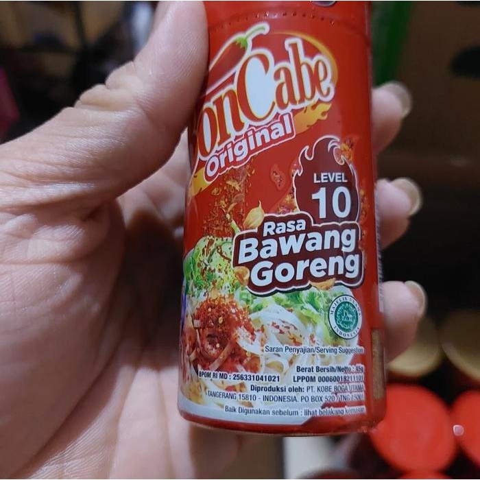 

1 Dus Isi 24 Botol Kobe Boncabe Sambal Tabur Original Botol Level 10 / 15 / 30 / 50 Max End