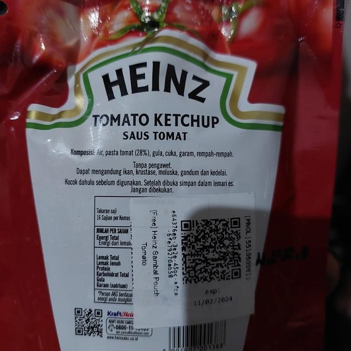 

Heinz Tomato Ketchup / Saus Tomat 125 Gram