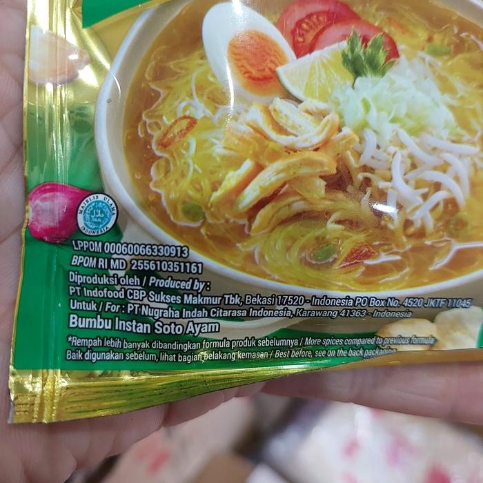 

Indofood Racik Bumbu Spesial Rendang / Soto Ayam / Gulai / Kare / Opor Ayam / Rawon 45 Gram