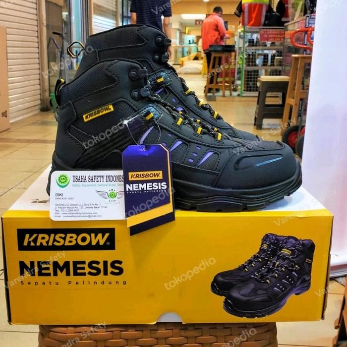 Sepatu Safety Krisbow Nemesis Asli Original Murah