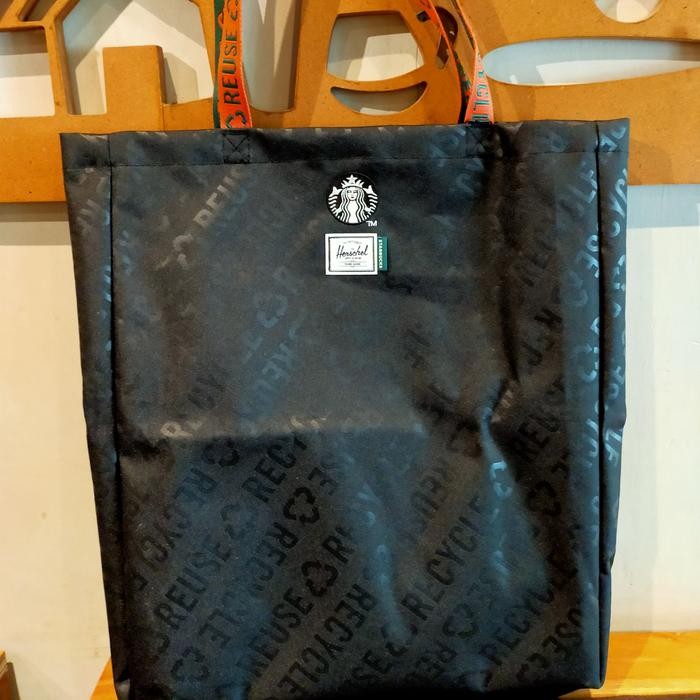 Totebag starbucks X Herschel  murah 