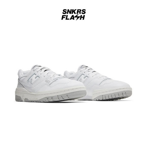 NEW BALANCE 550 WHITE GREY Sepatu Sneakers Unisex - BB550PB1 - Size 44