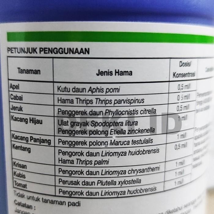 Agrimec 18 Ec 250 Ml Abamektin Insektisida Akarisida Kontak Obat Agrimek Pestisida Hama Trip Trips