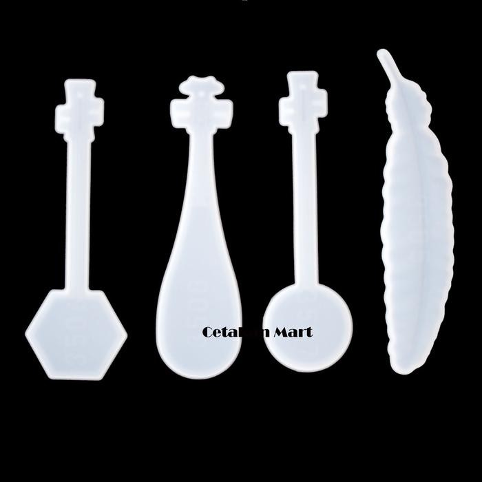 

Cm Cetakan Resin Epoxy Craft Diy Pembatas Buku Music Set Isi 4 Silikon