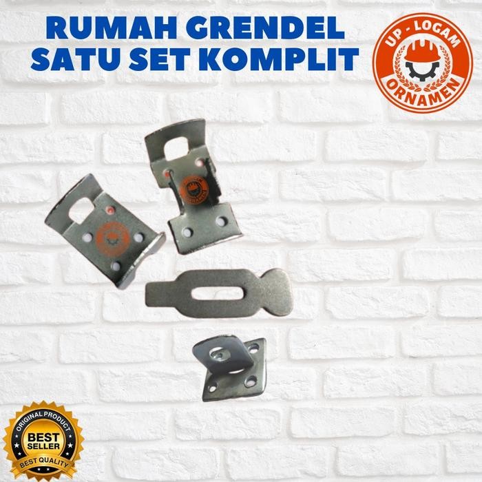 YE907 Grendel Rumah Satu Set / Rumah Slot Pagar Tralis / Gebyog dll EKSLUSIF