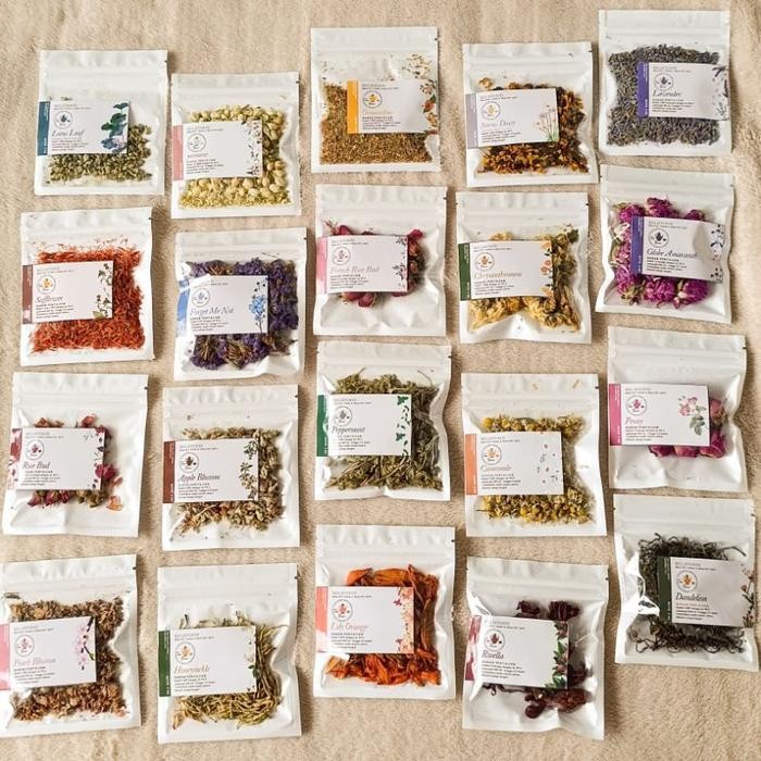 

Lecy.store2 FLOWER TEA PREMIUM IMPORT TEH BUNGA LAVENDER, CHAMOMILE, PAPPERMINT TISANE TEA - TEH