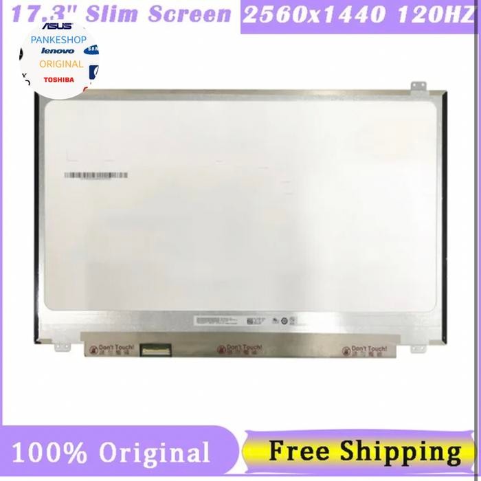 Layar Laptop Ramping 17.3 Inci Screen Screen 2560 1440 Qhd 120Hz 40Pin