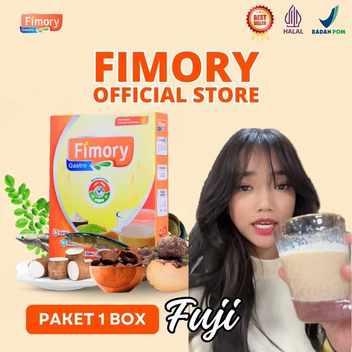 

Fimory Gastro Best Seller Paket 1 Box - Cereal / Sereal Umbi Garut Bisa COD Sudah BPOM dan Halal MUI