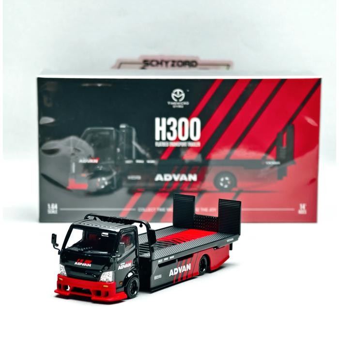Micro Turbo H300 Tow Flatbed Gull Wing Box Custom Truck Series Limited Edition Hoonigan Hoonipigasus