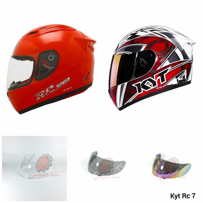 Terlaris - Kaca Helm Kyt Rc 7 Visor Helm Kyt Rc7, Rc Seven