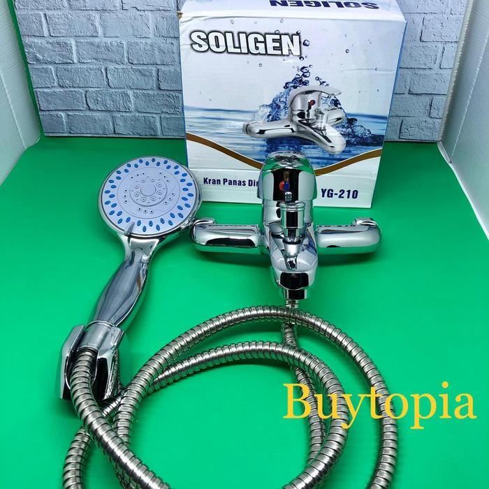 SOLIGEN KRAN AIR PANAS DINGIN / KERAN KRAN BATH TUB SHOWER MIXER