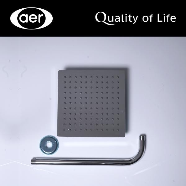 AER SHOWER TEMBOK WALL SHOWER / KEPALA SHOWER DINDING KOTAK PLASTIK ABS WS-11C