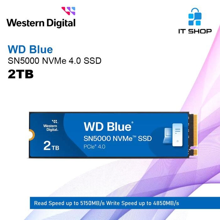WD Blue SN5000 NVMe 4.0 SSD - 2TB Surgabelanja