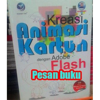 

SALE !!! BUKU KREASI ANIMASI KARTUN DENGAN ADOBE FLASH (+CD) MADCOMS READYY