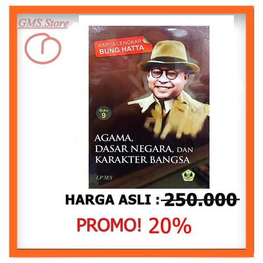 

SALE !!! KARYA LENGKAP BUNG HATTA BUKU 9 : AGAMA, DASAR NEGARA, DAN KARAKTER BA READYY