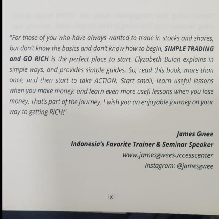 

SALE !!! BUNDLING 2 BUKU SIMPLE TRADING GO RICH DAN STRATEGI TRADING VS TRADING PLAN. KEDUA BUKU