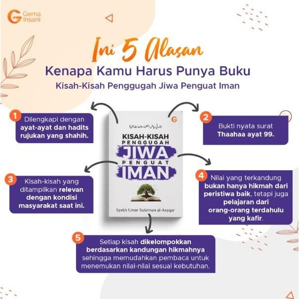 

SALE !!! BUKU KISAH-KISAH PENGGUGAH JIWA PENGUAT IMAN GIP READYY