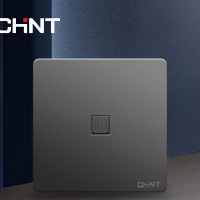 Outlet Data Cat6 Rj45 Dark Grey Chint