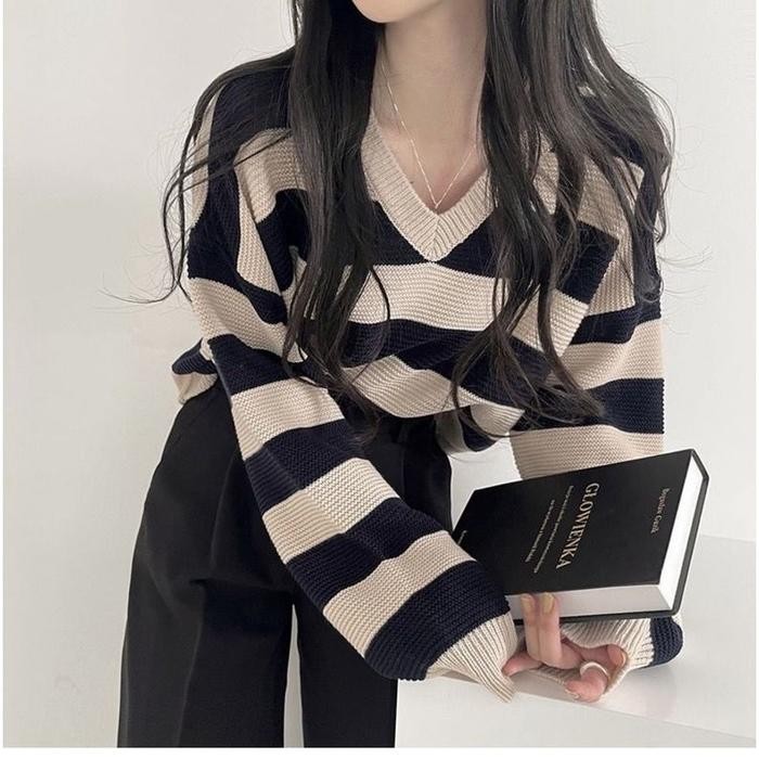 Baju rajut rajut premium rajut kekinian rajut murah rajut korean Atasan Wanita Rajut Korean Style