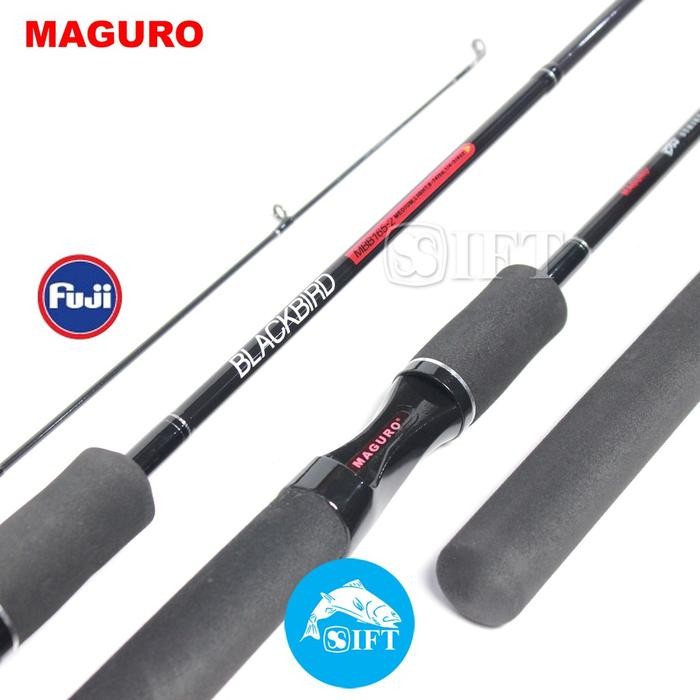 Joran MAGURO BLACKBIRD 120 135 150 165 180 FUJI Pancing spinning