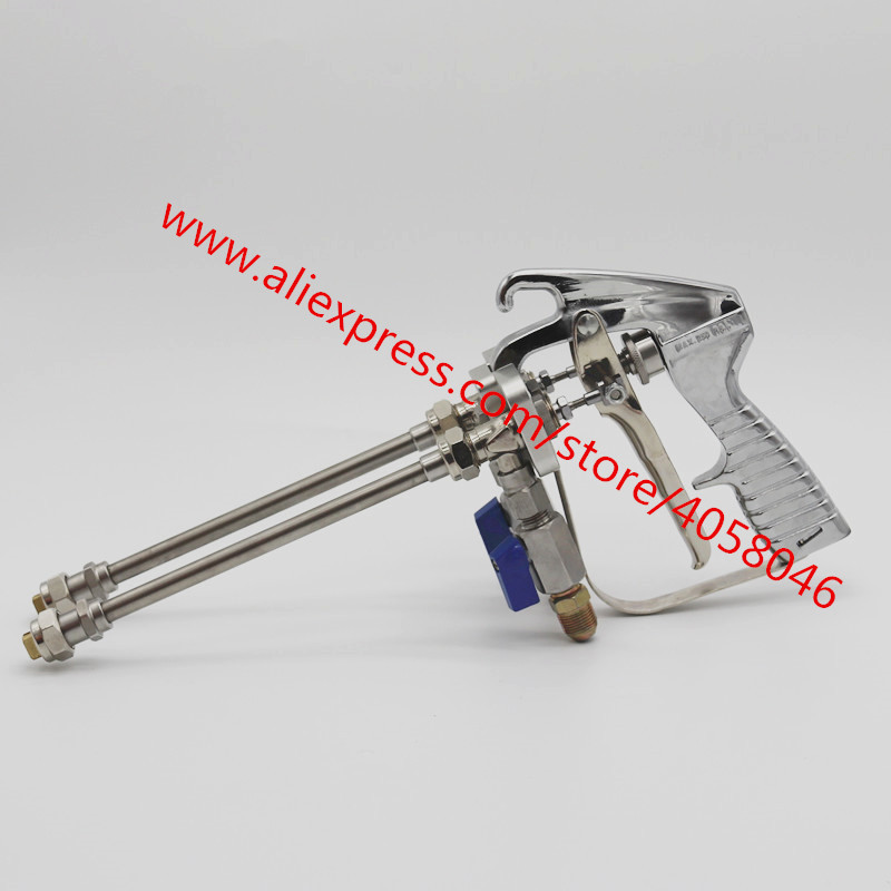 free shipping Double head spray gun  nano chrome painting dual head glue sprayer hot sales double no