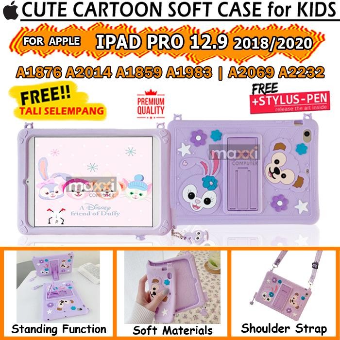 Ipad Pro 12.9 Inch 2018 2020 Stella Lou Case Casing Anak Cewek Lucu